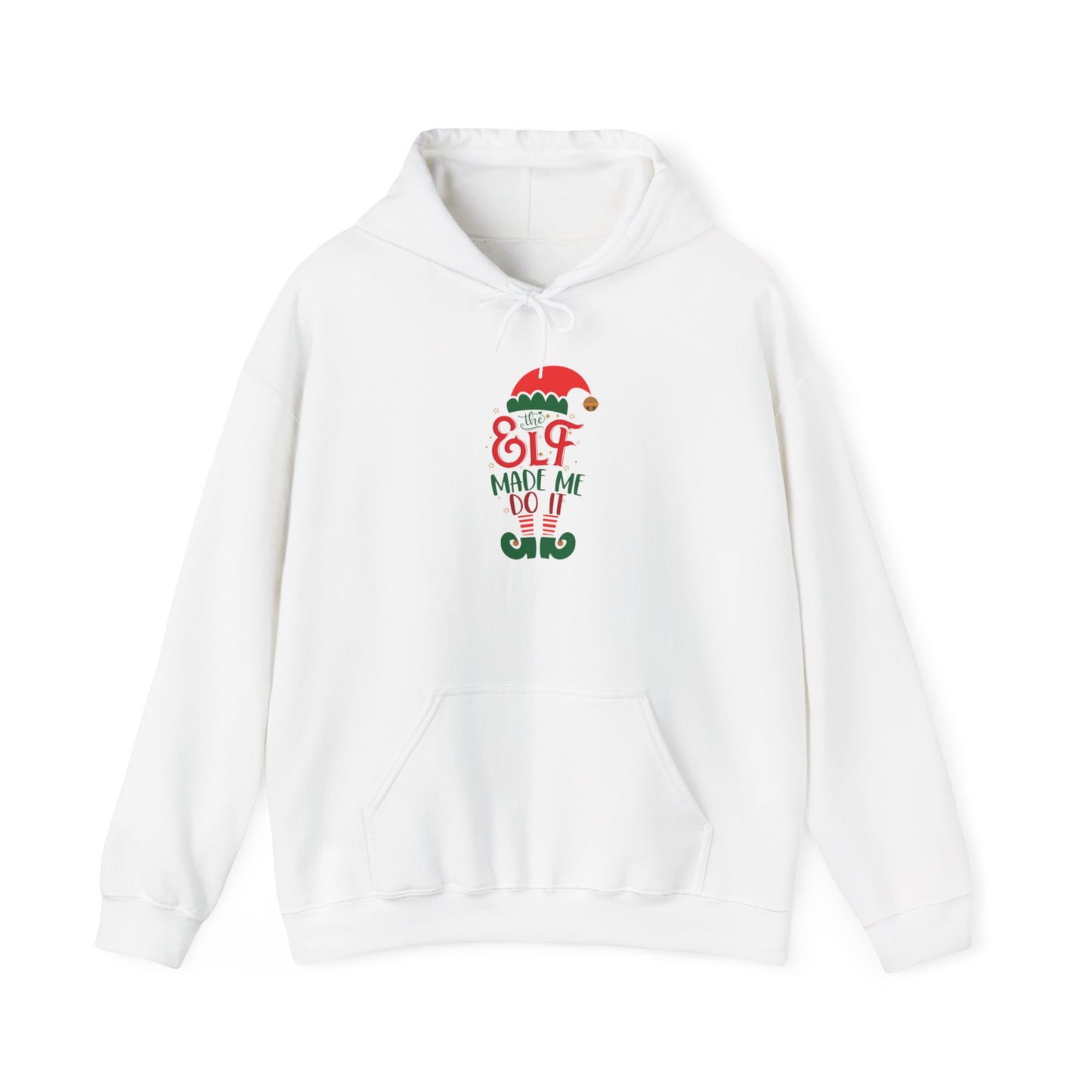 Riff Raff Wear The Elf Made Me Do It Unisex Heavy Blend™ Hooded Sweatshirt