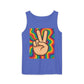 Unisex Peace Sign Tank Top - Vibrant Garment-Dyed Casual Wear - Riff Raff Wear