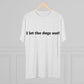 Riff Raff Wear I Let The Dogs Out Unisex Tri-Blend Crew Tee