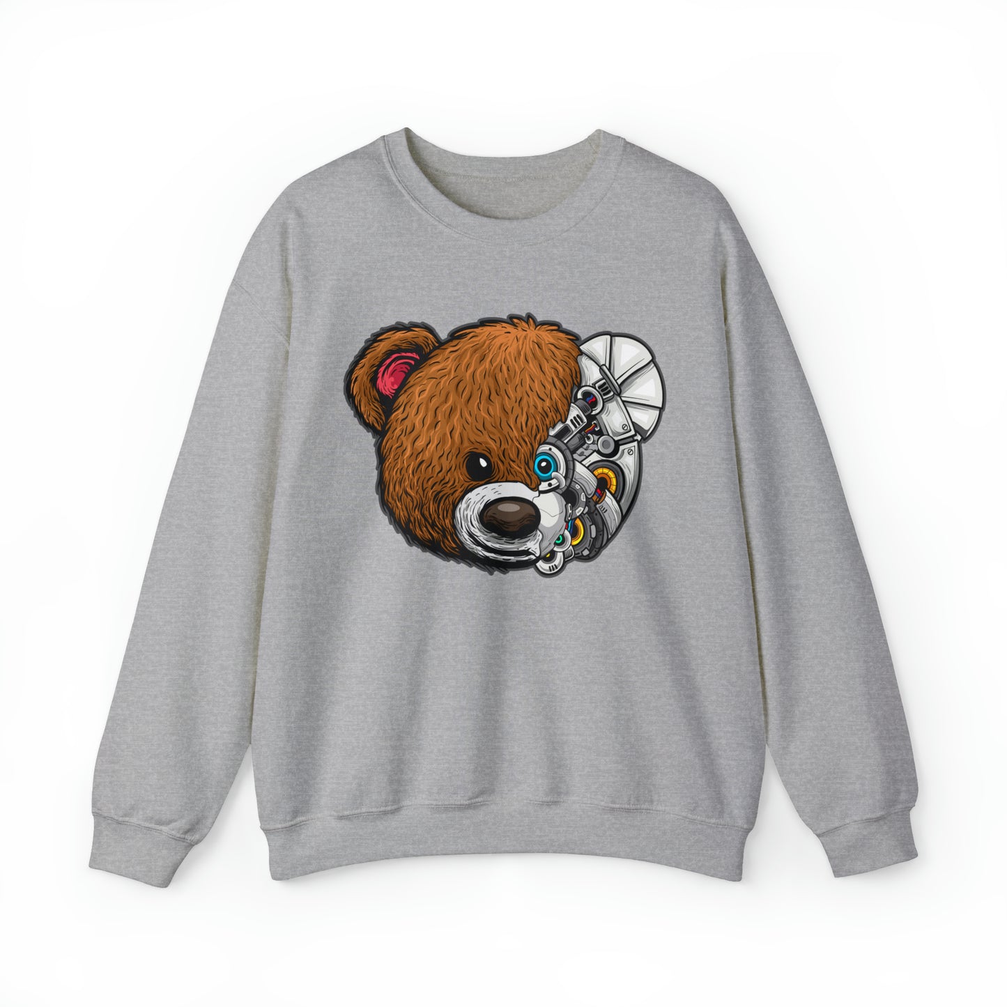 Riff Raff Wear Cyborg Bear Unisex Heavy Blend™ Crewneck Sweatshirt