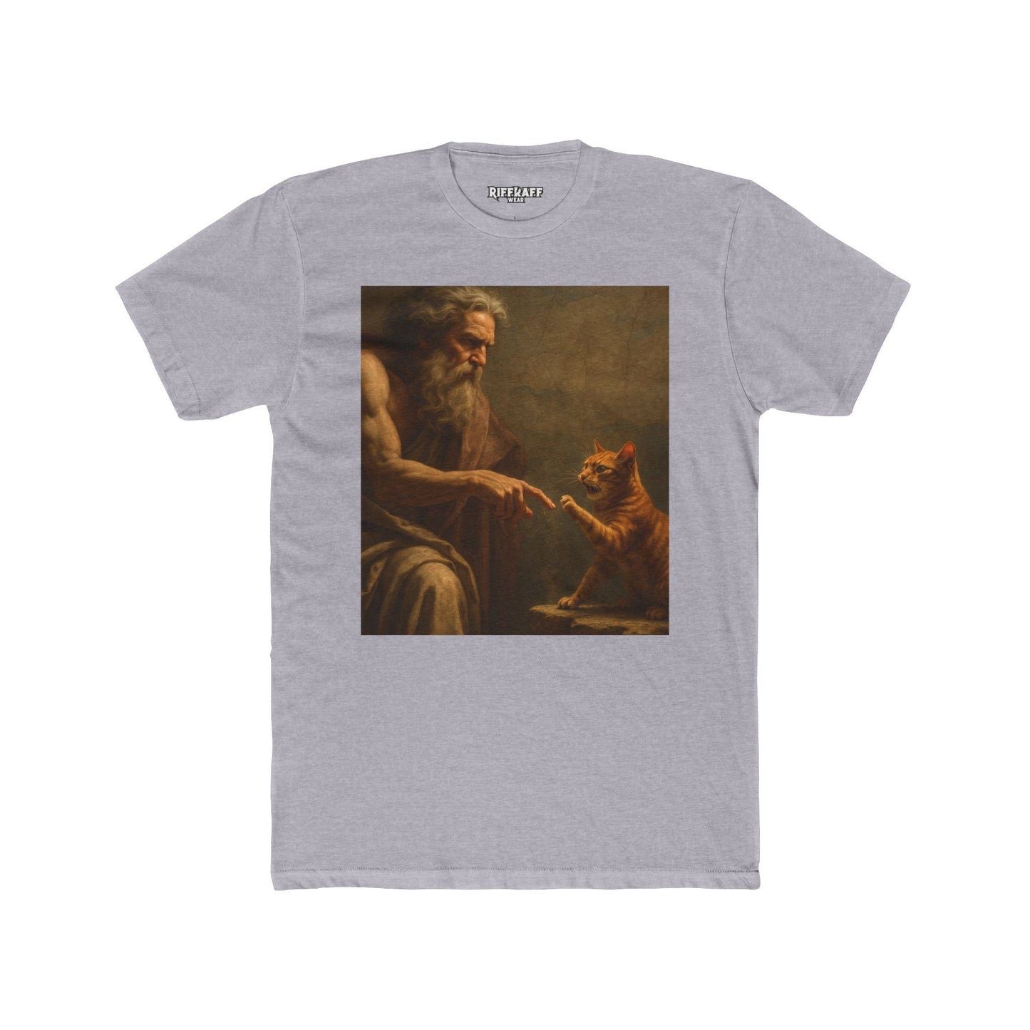 Artistic Cat and Creation Unisex Cotton Crew Tee - Riff Raff Wear