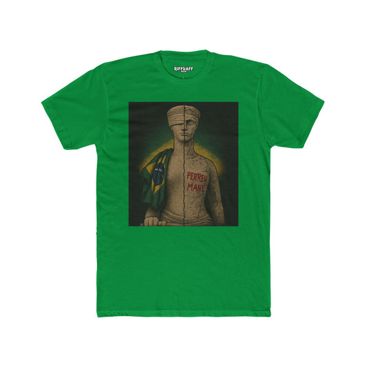 Brazilian Culture Unisex Cotton Crew Tee - Perreu Mane - Riff Raff Wear - Political Art