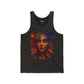 Colorful Artistic Unisex Jersey Tank - Vibrant Design for Creative Souls - Riff Raff Wear