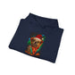 Pug Pizza Party Hoodie - Fun Sweatshirt for Pet Lovers, Holiday Apparel, Christmas Gift, Cozy Gift for Him and Her - Riff Raff Wear