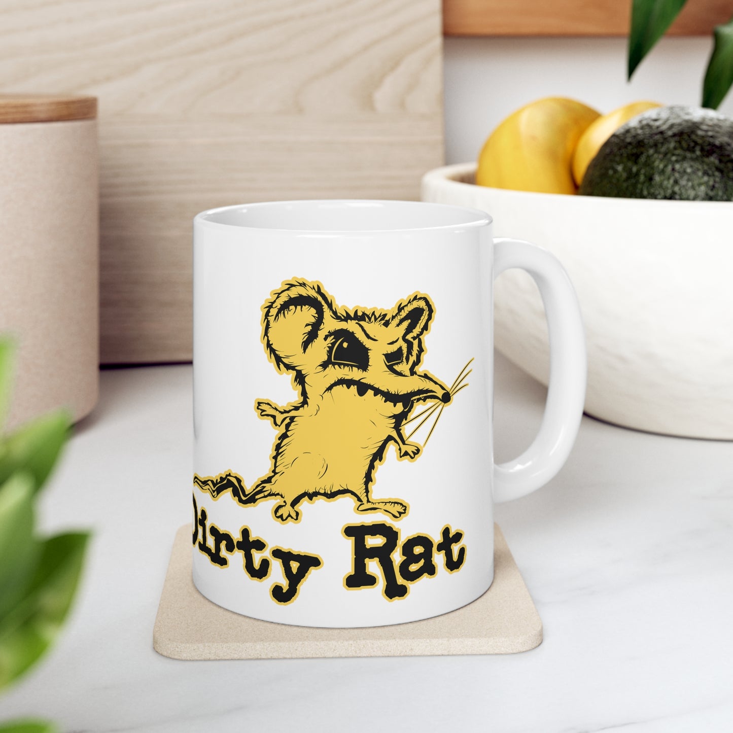 Dirty Rat Ceramic Mug 11oz