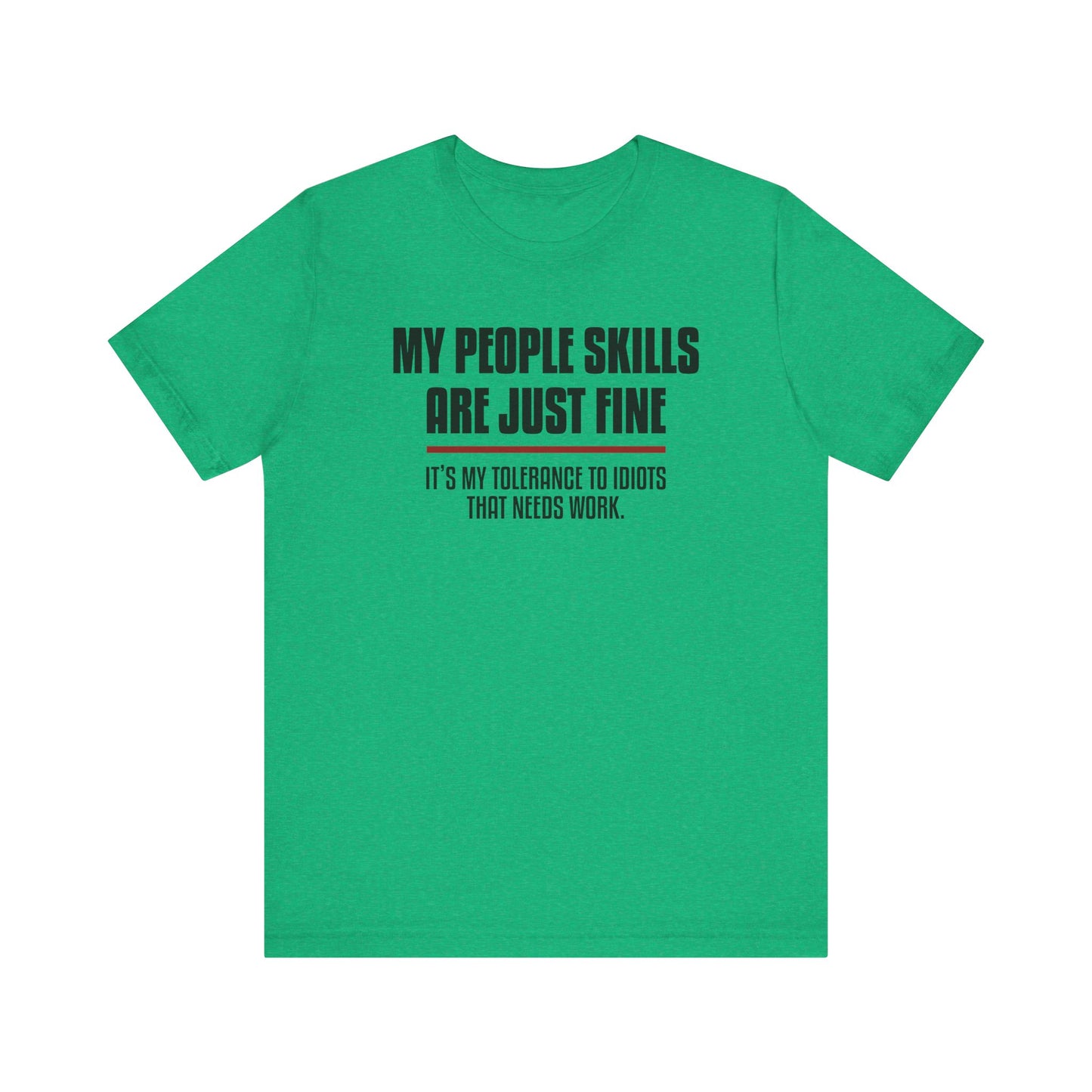 Dad Funny People Skills Unisex Jersey Short Sleeve Tee