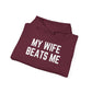 Funny Wife Humor Hoodie - Unisex Heavy Blend Sweatshirt for Couples - Riff Raff Wear