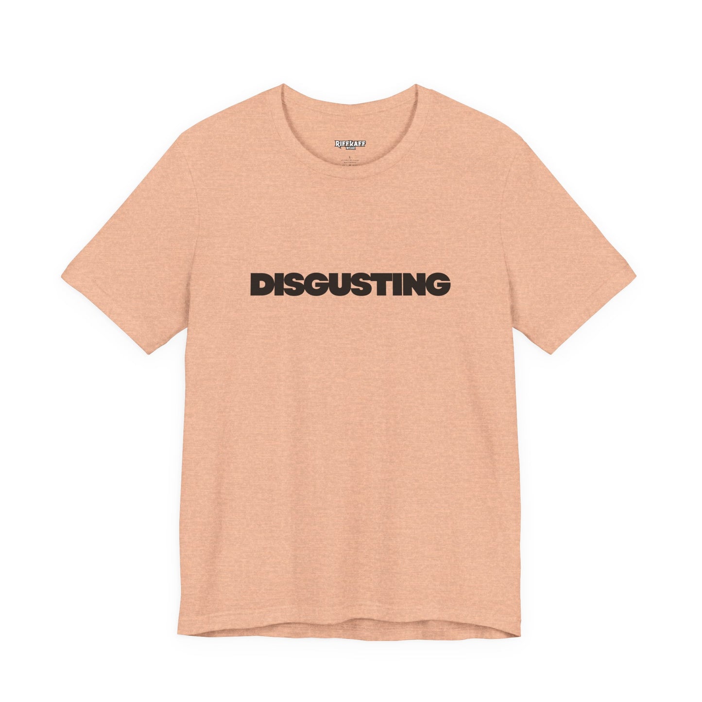 DISGUSTING Graphic Tee — Bold Text Statement T-Shirt