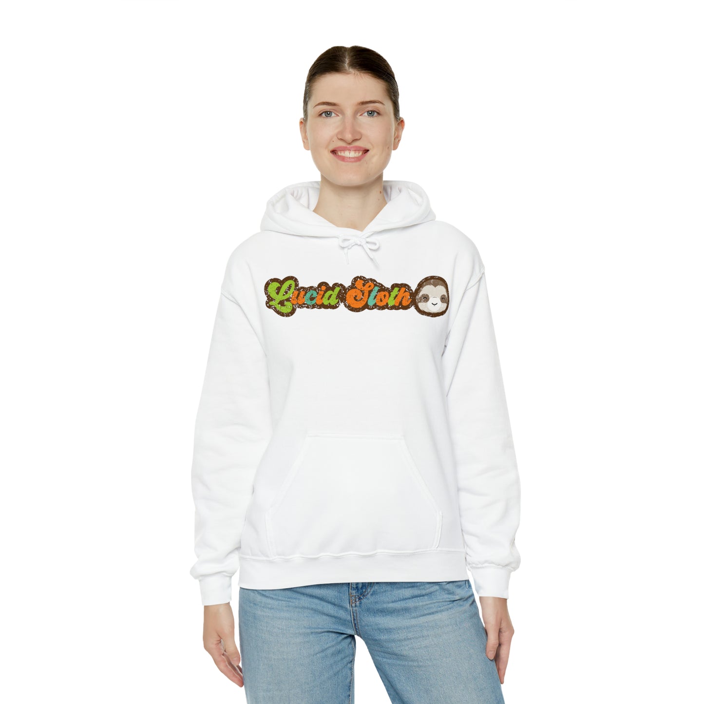 Lucid Sloth Unisex Heavy Blend™ Hooded Sweatshirt