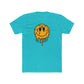 Drippy Smiley Face Tee - Unisex Cotton Crew Tee for Fun, Casual Wear, Trendy Outfit, Unique Gift, Festival Apparel, Streetwear - Riff Raff Wear