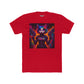 Futuristic Cat Warrior Unisex Cotton Crew Tee - Colorful for Animal Lovers - Riff Raff Wear