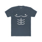 Funny Unisex Cotton Crew Tee - Cartoon Abs Design - Riff Raff Wear