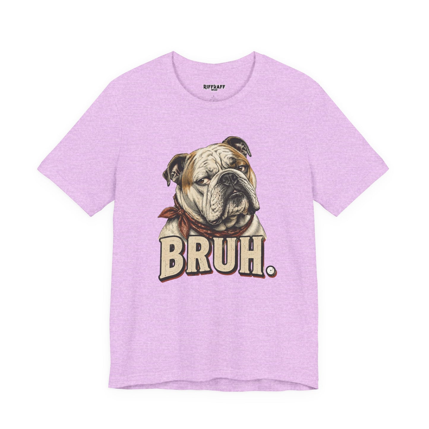 Bruh Bulldog T-Shirt Vintage English Bulldog Graphic Tee