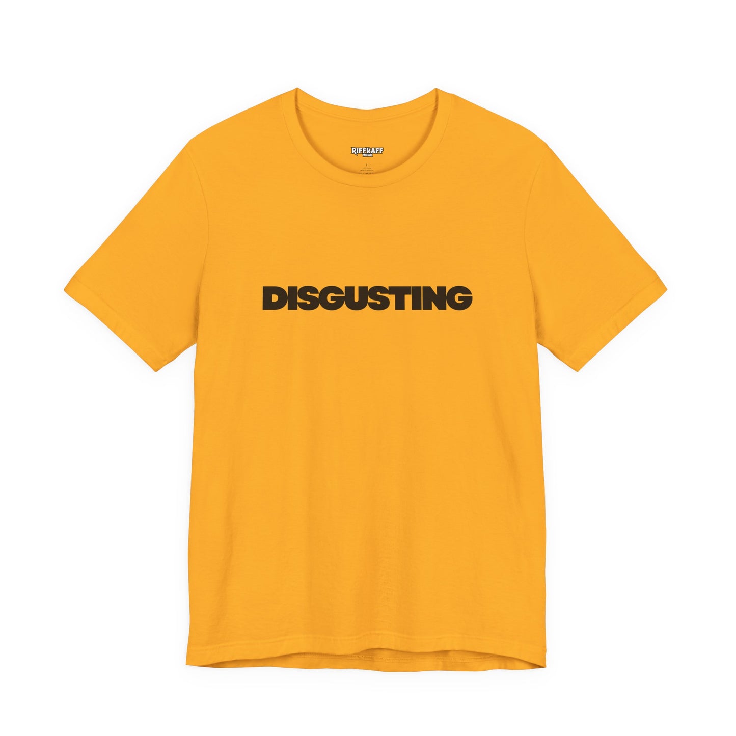 DISGUSTING Graphic Tee — Bold Text Statement T-Shirt