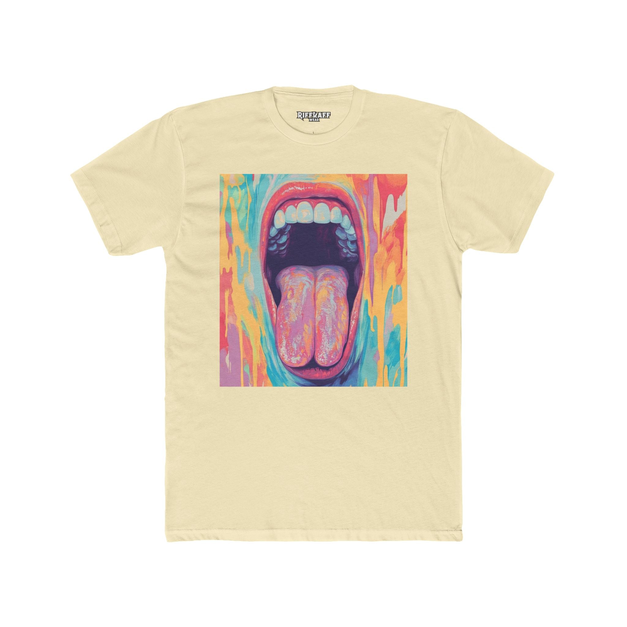 Colorful Expression Graphic Tee - Unisex Cotton Crew Mouth - Riff Raff Wear
