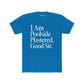 Humorous Poolside Unisex Cotton Crew Tee - "I Am Poolside Plastered, Good Sir" - Riff Raff Wear