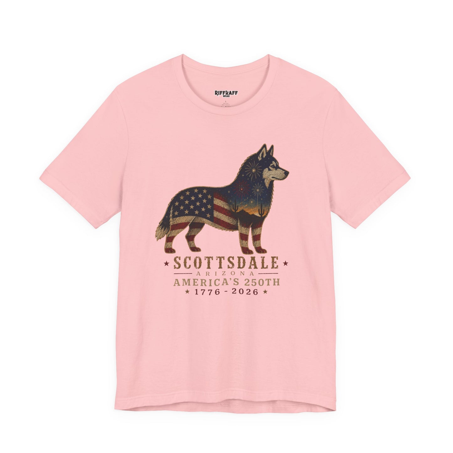 Freedom Crew T-Shirt – Patriotic Husky Flag Tee