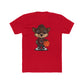 Cute Cartoon Basketball Tee, Unisex Crew Shirt, Fun Graphic T-Shirt, Sporty Casual Wear, Basketball Fan Gift, Everyday Comfort Tee