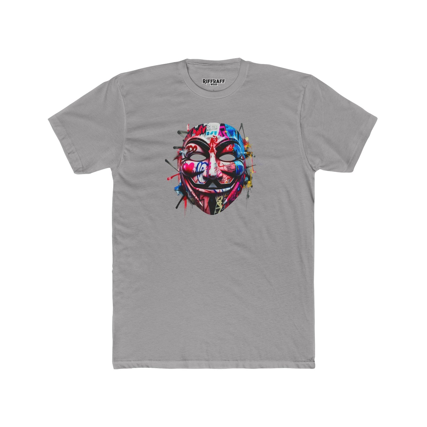 Streetwear T-Shirt - Graffiti Mask - Riff Raff Wear