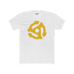 Retro Vinyl Record Unisex Cotton Crew Tee - Music Lover's Apparel - 45 Record Insert - Riff Raff Wear