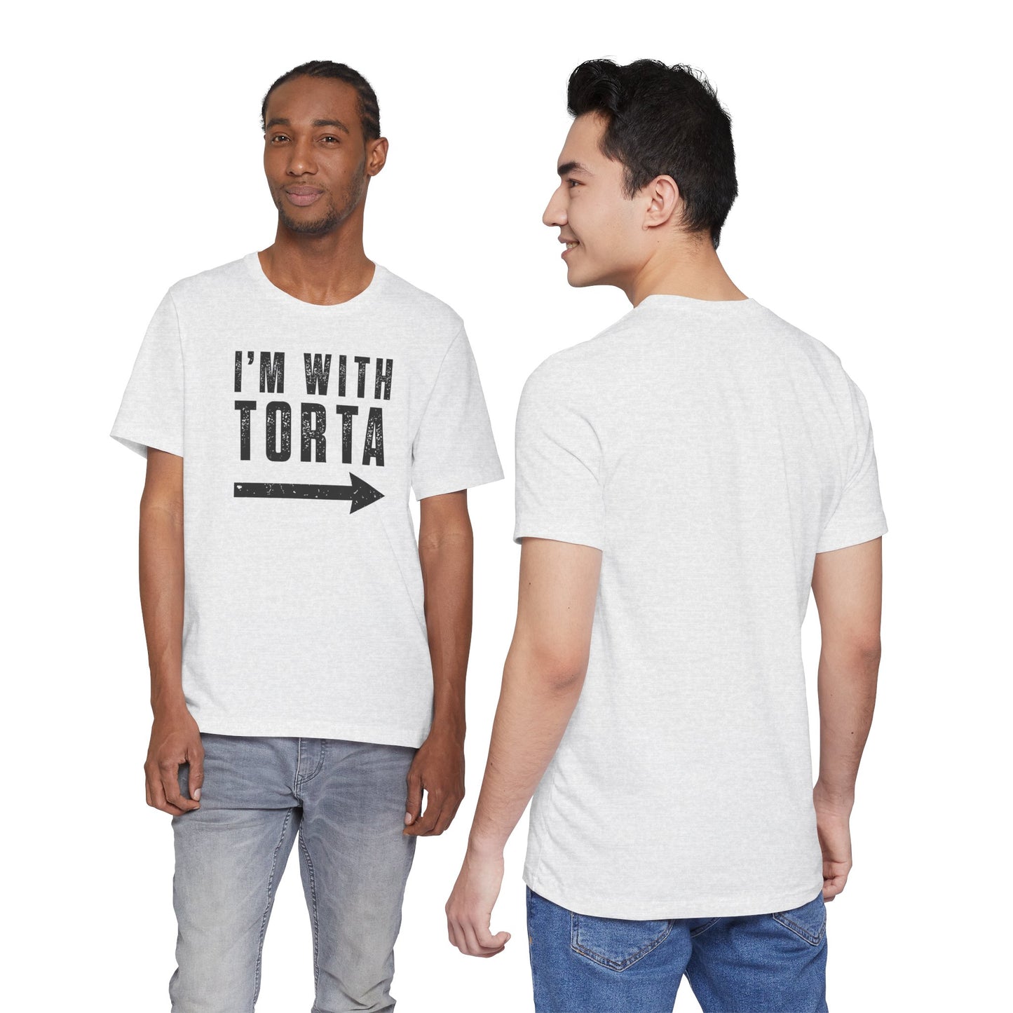 I’m With Torta Arrow Tee - Funny Family/Partner Mexican Food Shirt - Riff Rsff Wear