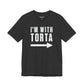 I’m With Torta Arrow Tee - Funny Family/Partner Mexican Food Shirt - Riff Rsff Wear