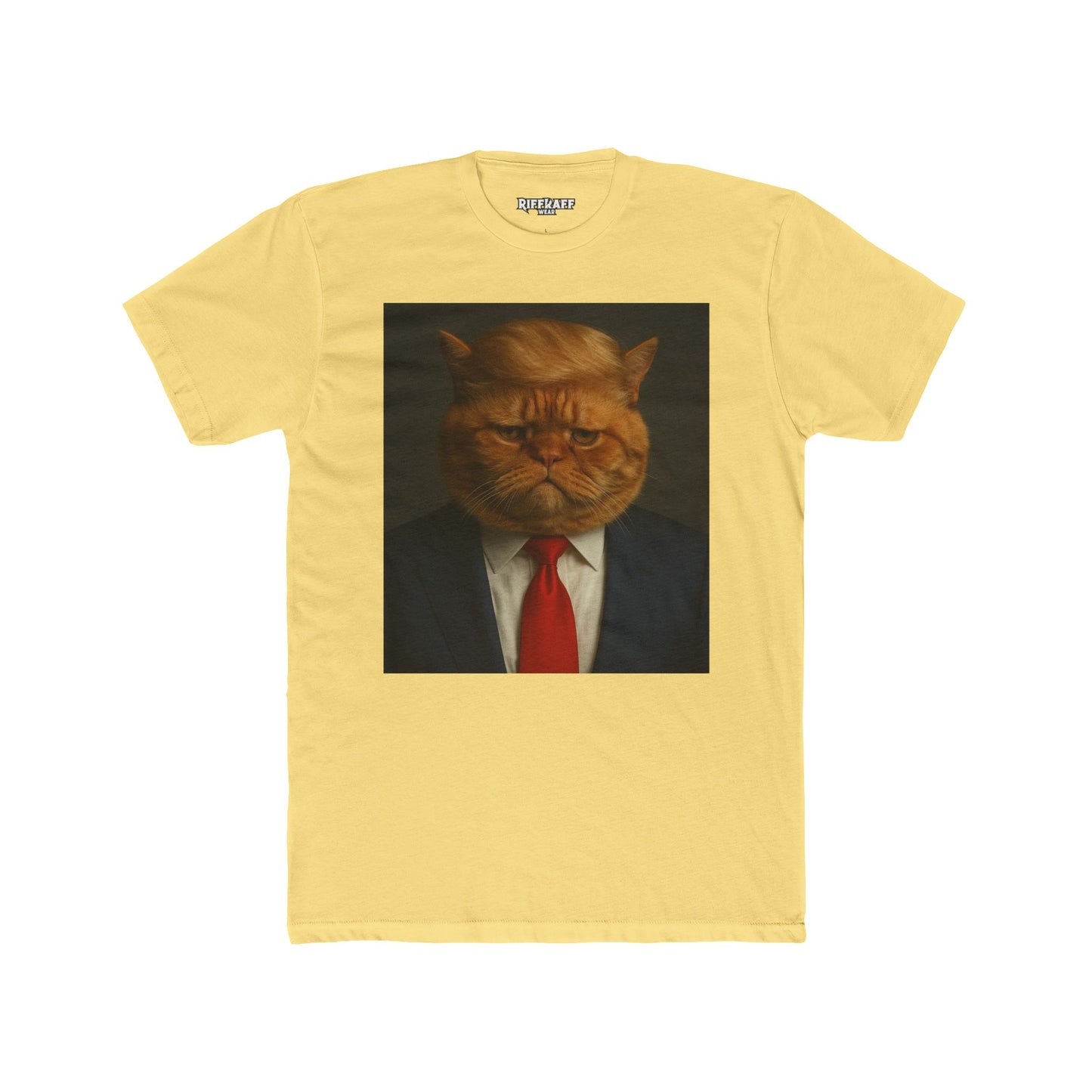 Fat Cat President Unisex Cotton Crew Tee - Riff Raff Wear