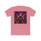 Futuristic Cat Warrior Unisex Cotton Crew Tee - Colorful for Animal Lovers - Riff Raff Wear