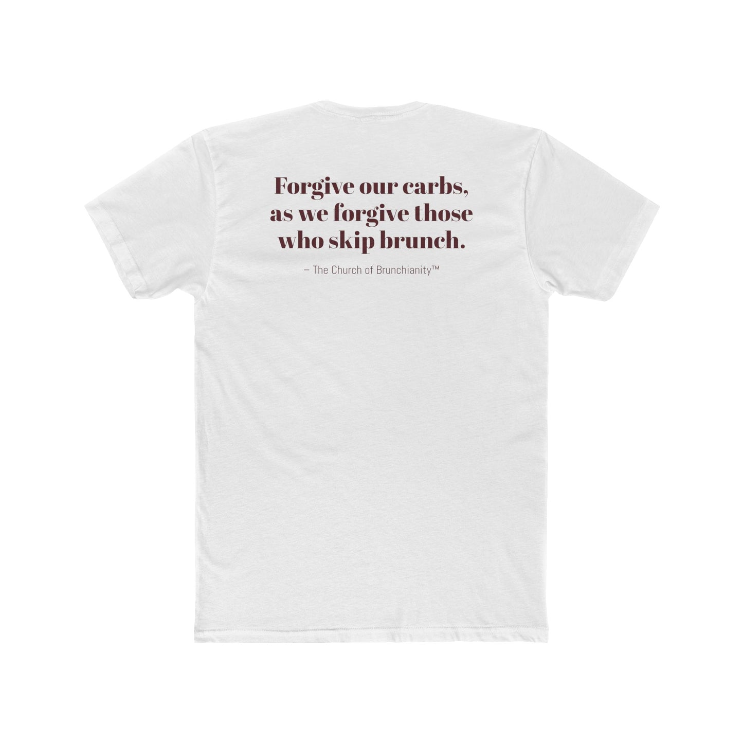 The Church of Brunchanity Unisex Cotton Crew Tee - Perfect for Brunch Lovers - Riff Raff Wear