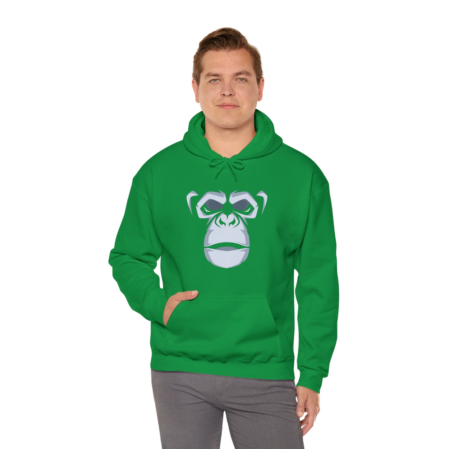 Riff Raff Wear Gorilla Face Unisex Heavy Blend™ Hooded Sweatshirt