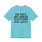 Stay Home Unisex Tee, Relaxed Fit Short Sleeve, Gift for Homebodies, Cozy Casual Shirt, Perfect for Introverts - Riff Raff Wear
