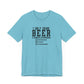 Dad Funny Beer Unisex Jersey Short Sleeve Tee