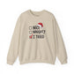 Christmas Sweatshirt, Funny Holiday Gift, Cozy Crewneck, Naughty Nice Humor, Unisex Winter Style, Festive Apparel - DMHoops.com