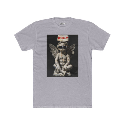Unisex Cotton Crew Tee - Unholy Angel Graphic Tee for Bold Souls _Riff Raff Wear