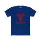 Geometric Bull Design Unisex Cotton Crew Tee - Revoked Graphic Tee - Riff Raff Wear