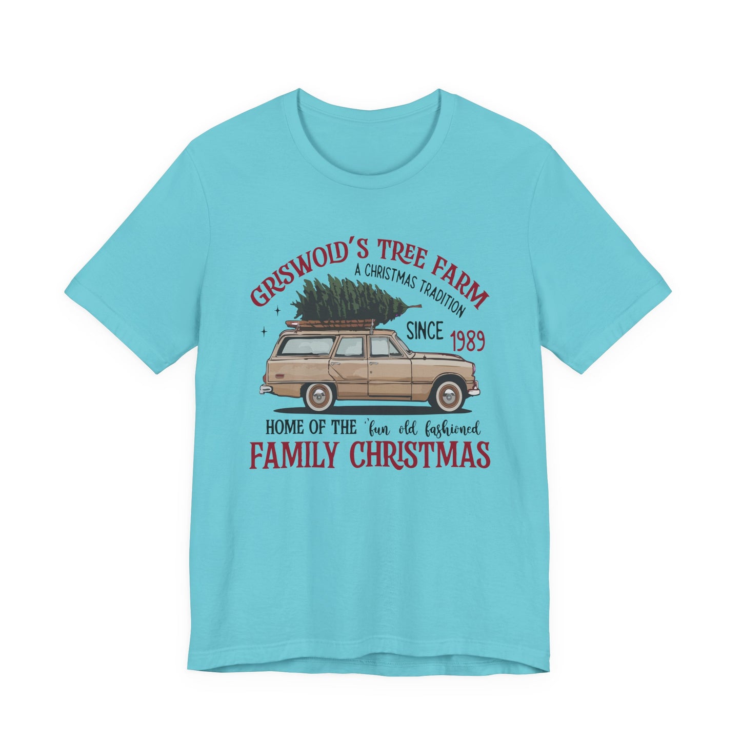 Family Christmas Tree Farm Tee, Unisex Holiday T-Shirt, Perfect for Christmas Celebrations, Gift for Tree Farmers, Cozy Holiday Vibes - Riff Raff Wear