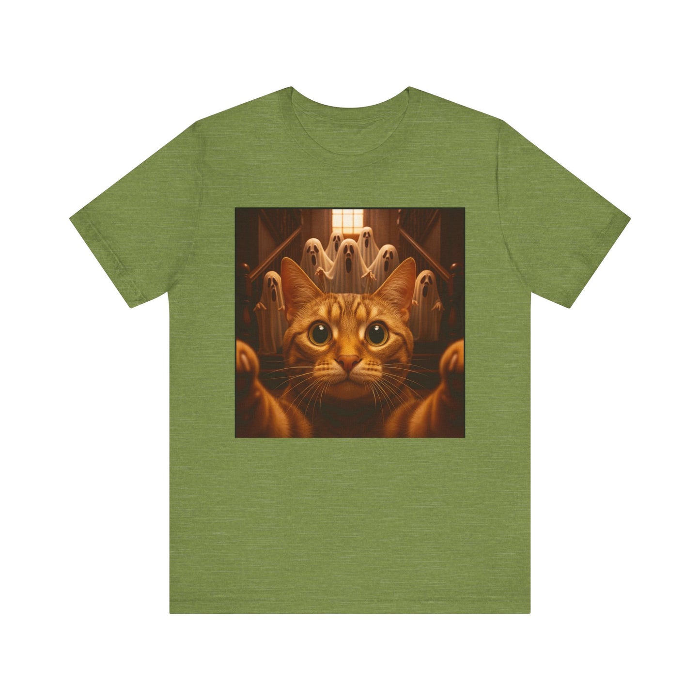 Cat Ghosts Tee Halloween Ready! - Riff Raff Wear