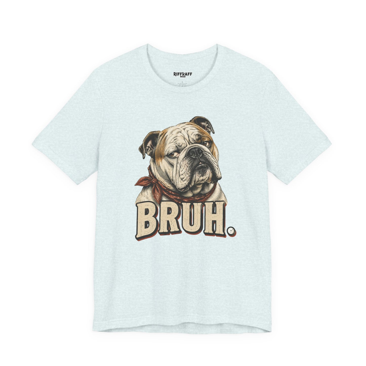 Bruh Bulldog T-Shirt Vintage English Bulldog Graphic Tee