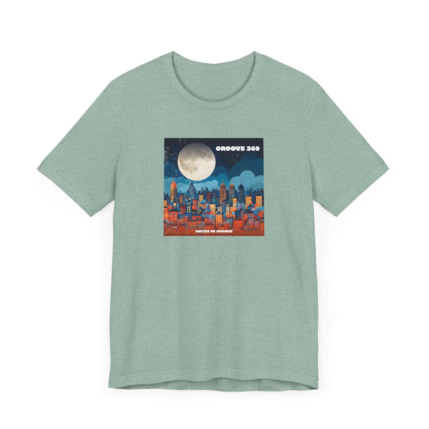 Groove 360 - Noites De Groove - Unisex Jersey Short Sleeve Tee