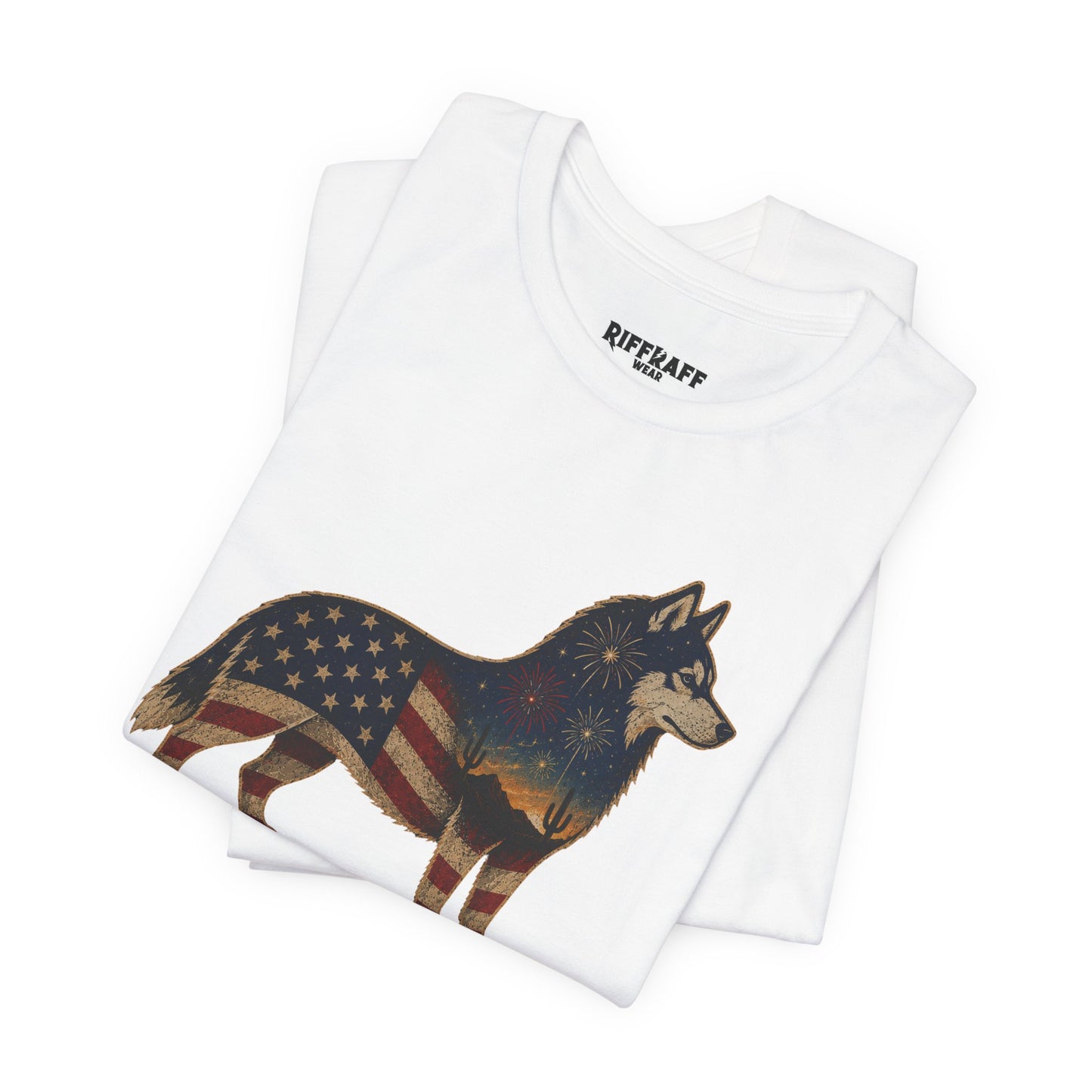 Freedom Crew T-Shirt – Patriotic Husky Flag Tee