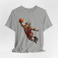Bulldog Dunk Basketball T‑Shirt, Retro #23 Slam Dunk Graphic Tee
