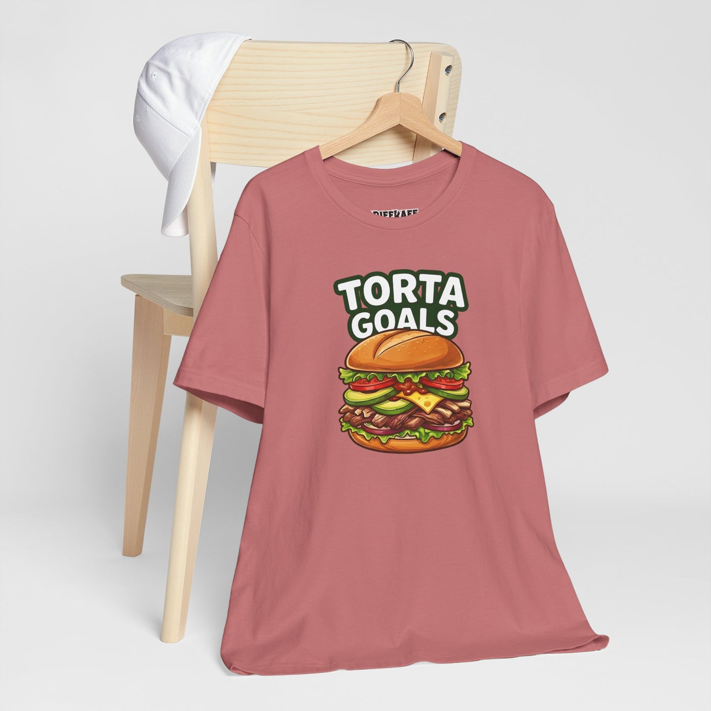 T-Shirt - "Torta Goals" Burger Graphic Tee - Riff Raff Wear