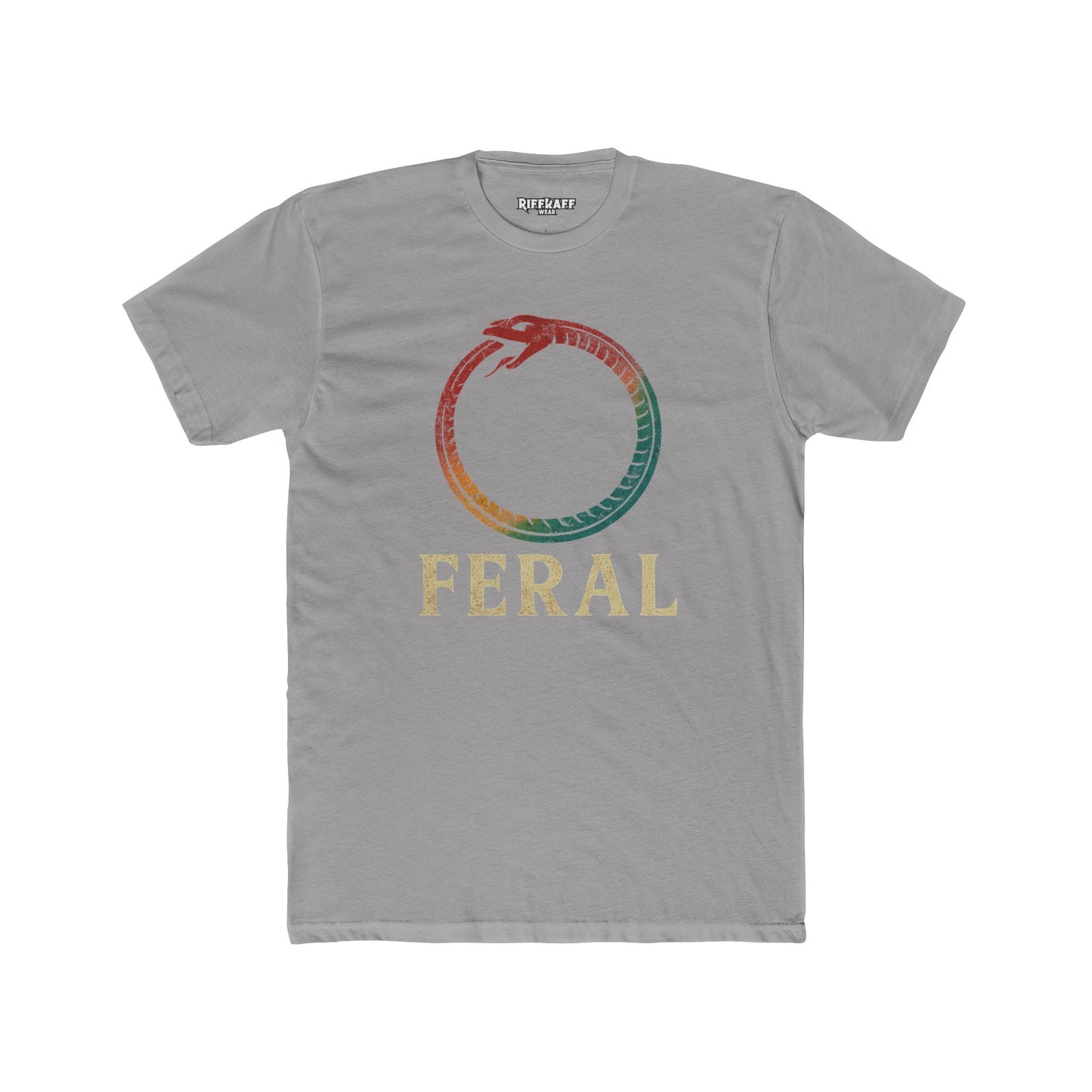 Feral Unisex Cotton Crew Tee – Nature-Inspired Graphic T-Shirt - Riff Raff Wear