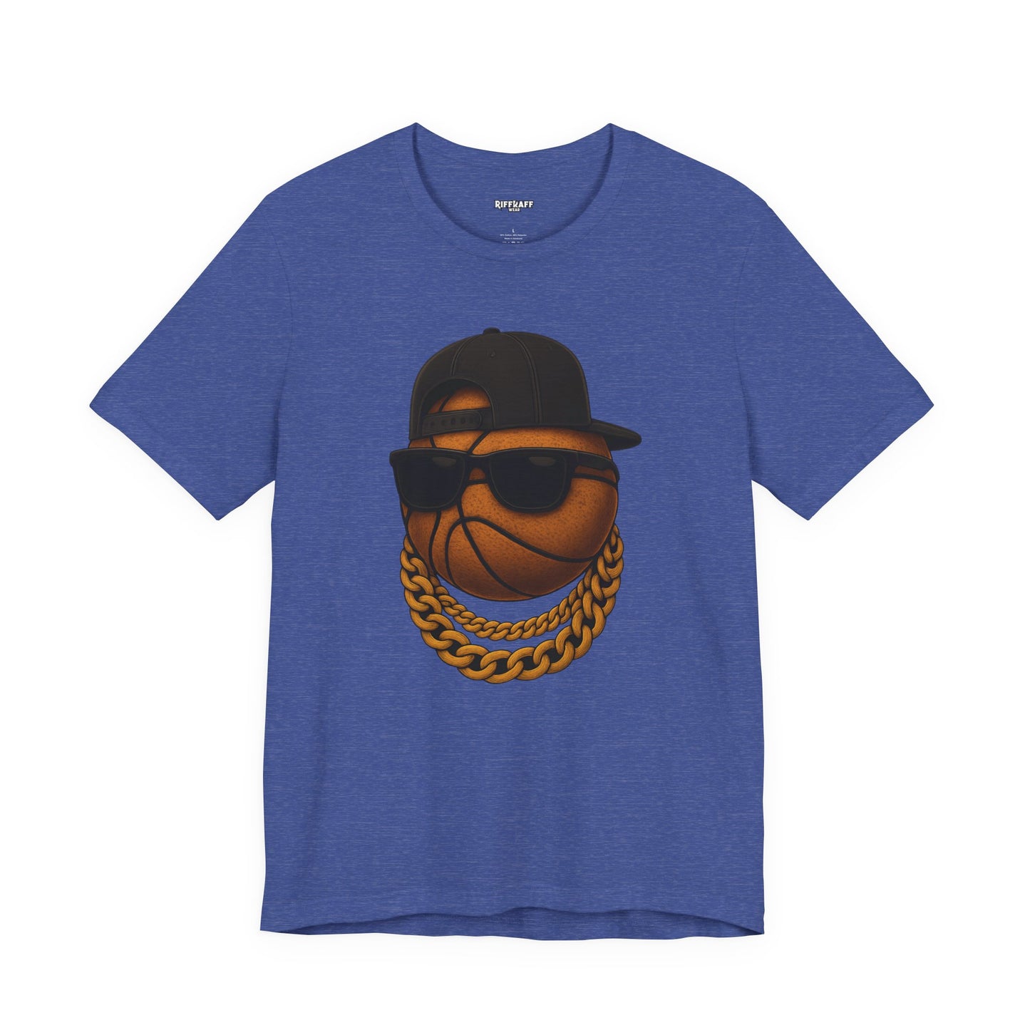 Basketball Bling Tee — Cool Hip-Hop Ball Graphic T-Shirt