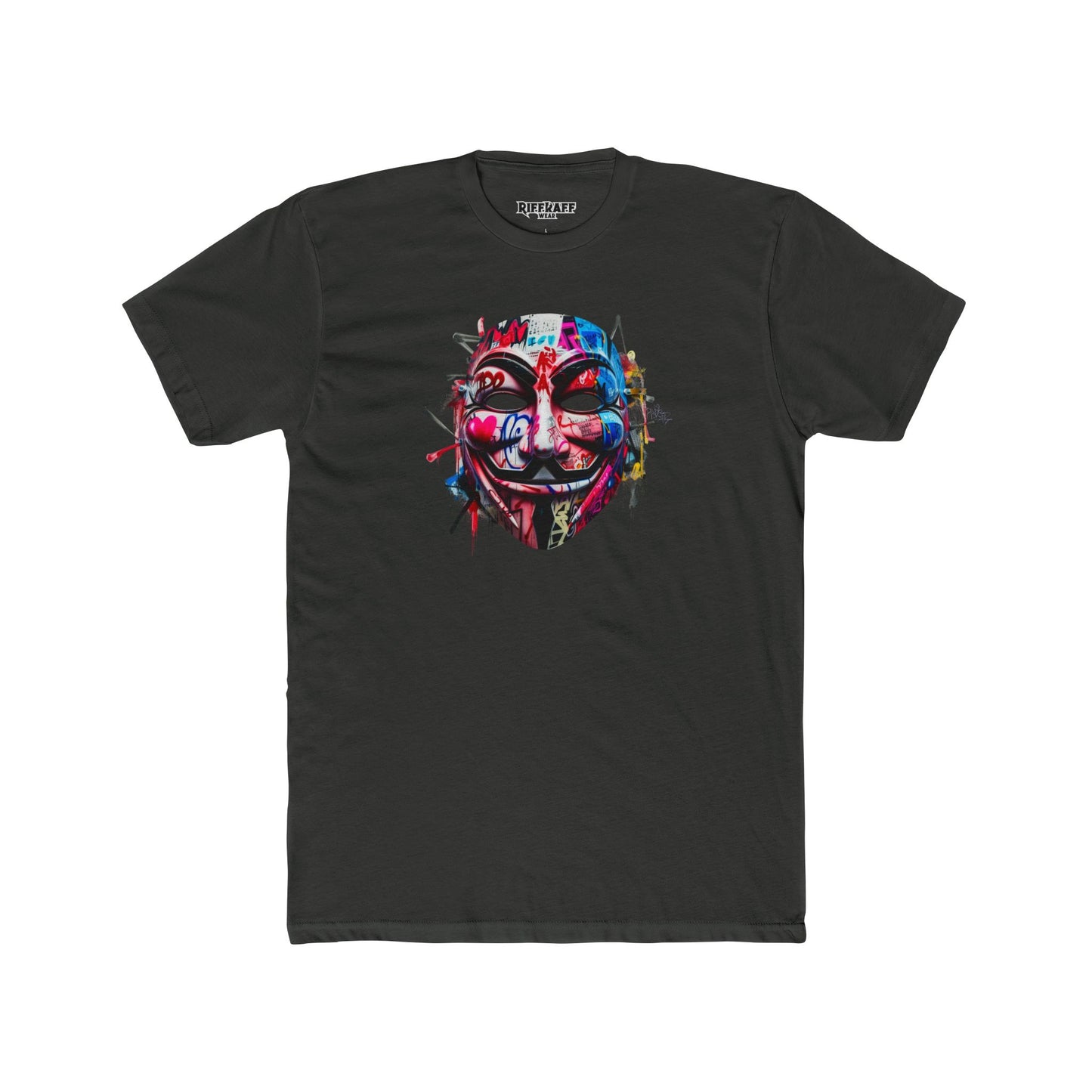Streetwear T-Shirt - Graffiti Mask - Riff Raff Wear