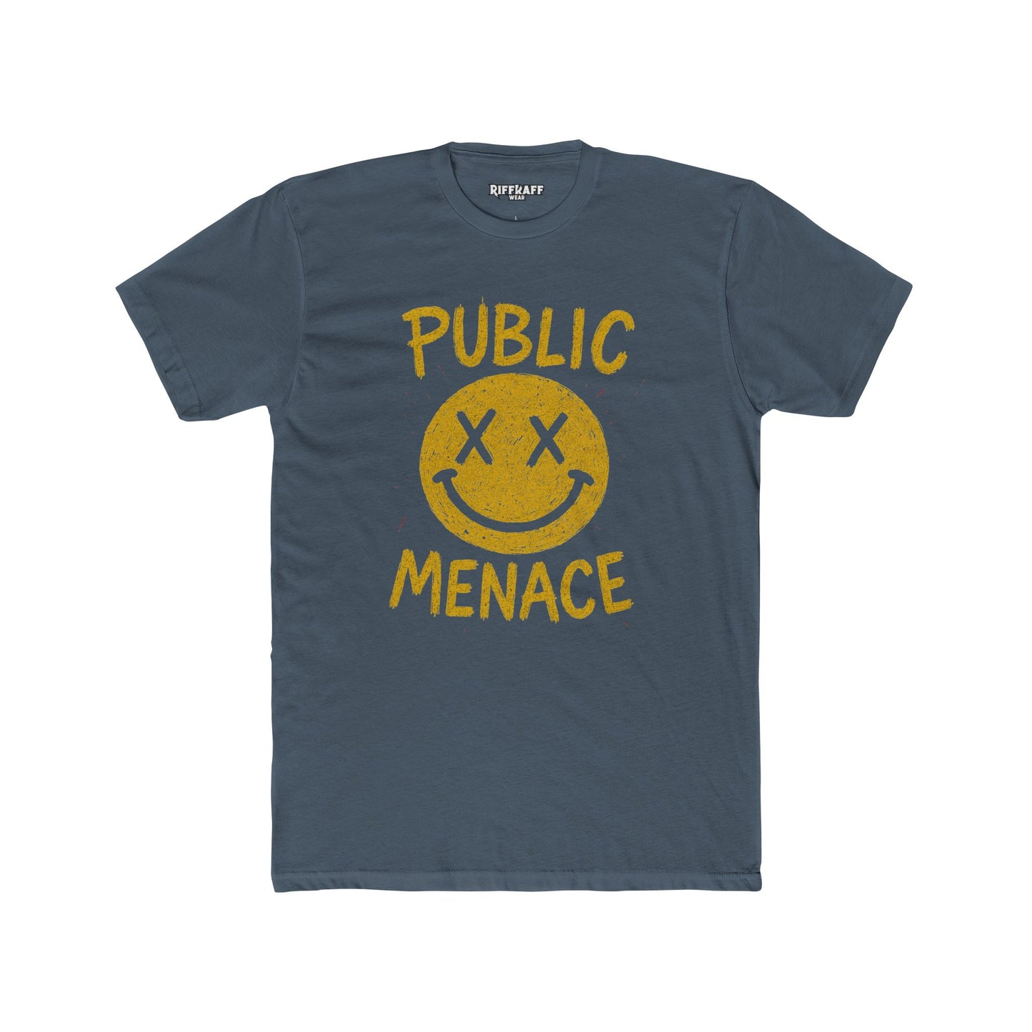 Unisex Cotton Crew Tee - Public Menace Graphic T-Shirt for Casual Style - Riff Raff Wear