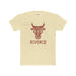 Geometric Bull Design Unisex Cotton Crew Tee - Revoked Graphic Tee - Riff Raff Wear