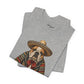 Bulldog in Sombrero T‑Shirt "Adios, Bitchachos!" Funny Mexican Fiesta Tee