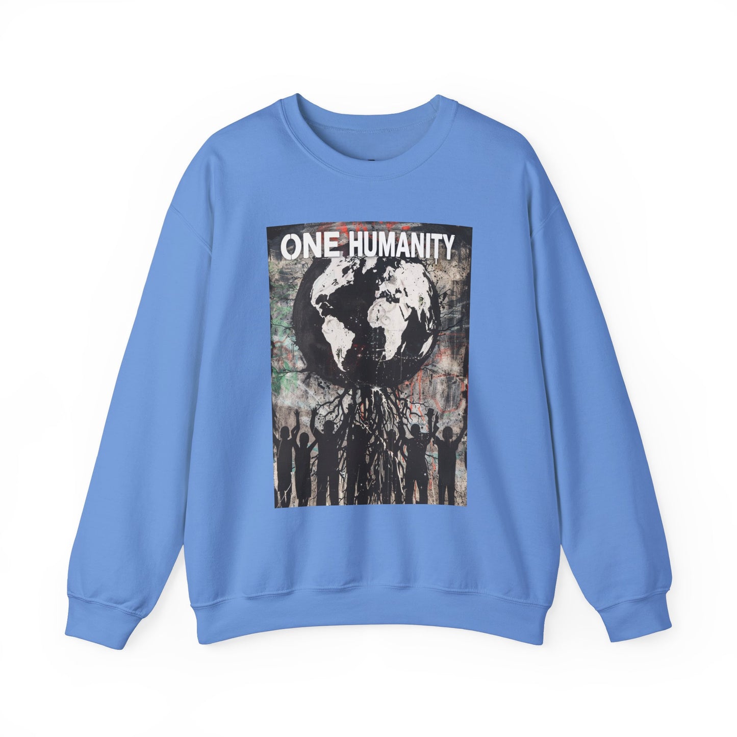 One Humanity Unisex Crewneck Sweatshirt - Comfortable & Stylish - Riff Raff Wear
