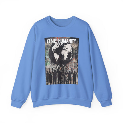 One Humanity Unisex Crewneck Sweatshirt - Comfortable & Stylish - Riff Raff Wear